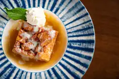 Bread Pudding With Vanilla Sauce
