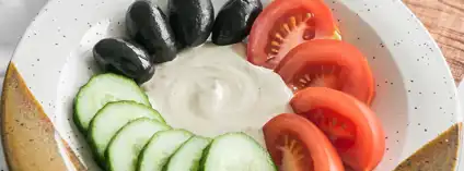 Olive And Tahini Plate