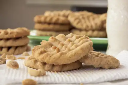 3 Ingredient Peanut Butter Cookies
