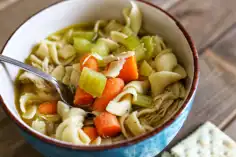 Easy Homemade Chicken Noodle - Viva Fresh Food